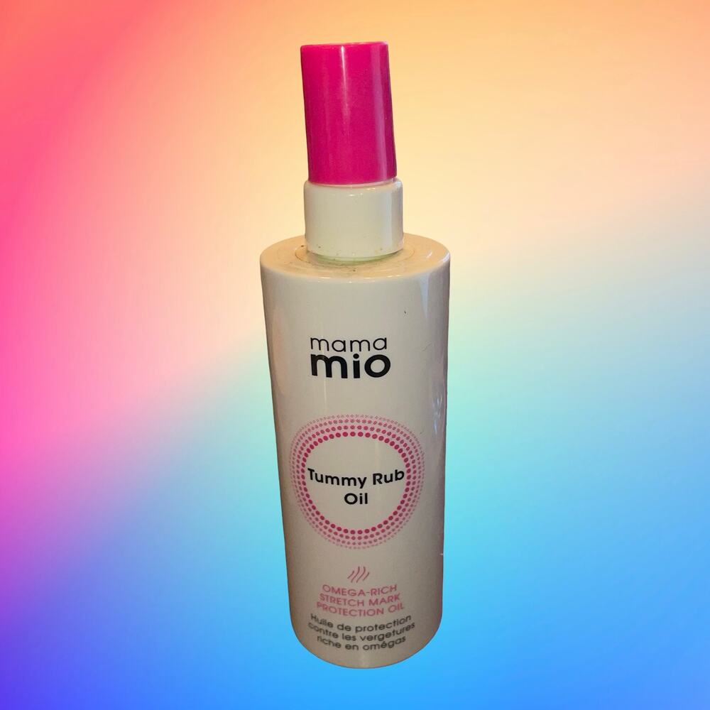 Mama Mio The Tummy Rub Oil 4 oz Pregnancy Stretch Mark Care Vitamin E New